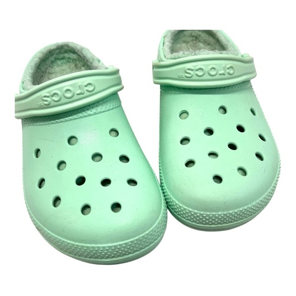 Crocs Classic Lined Comfort Clog Mint Green Casual Men’s 7 - Picture 5 of 16